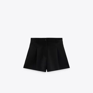 Zara High-Waisted Pleated Shorts